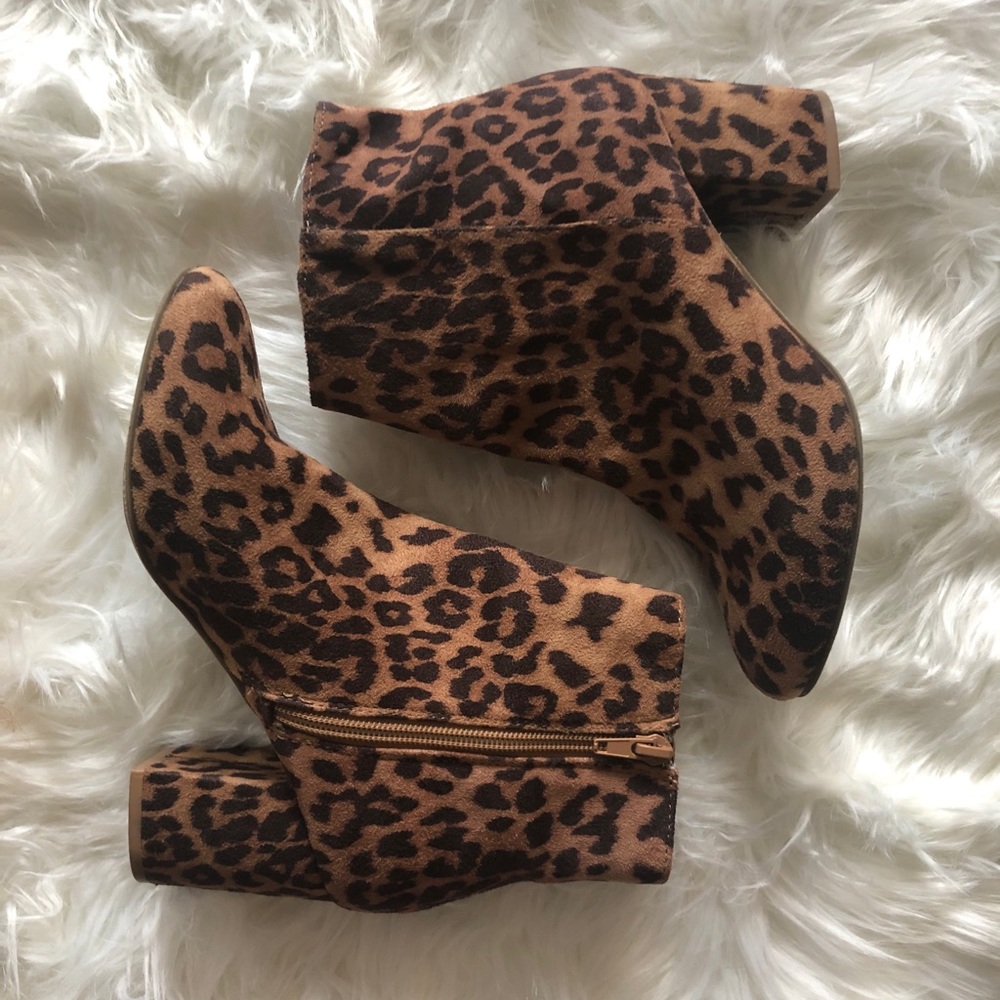 Cheetah booties
